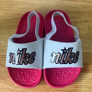 Toddler Nike slides